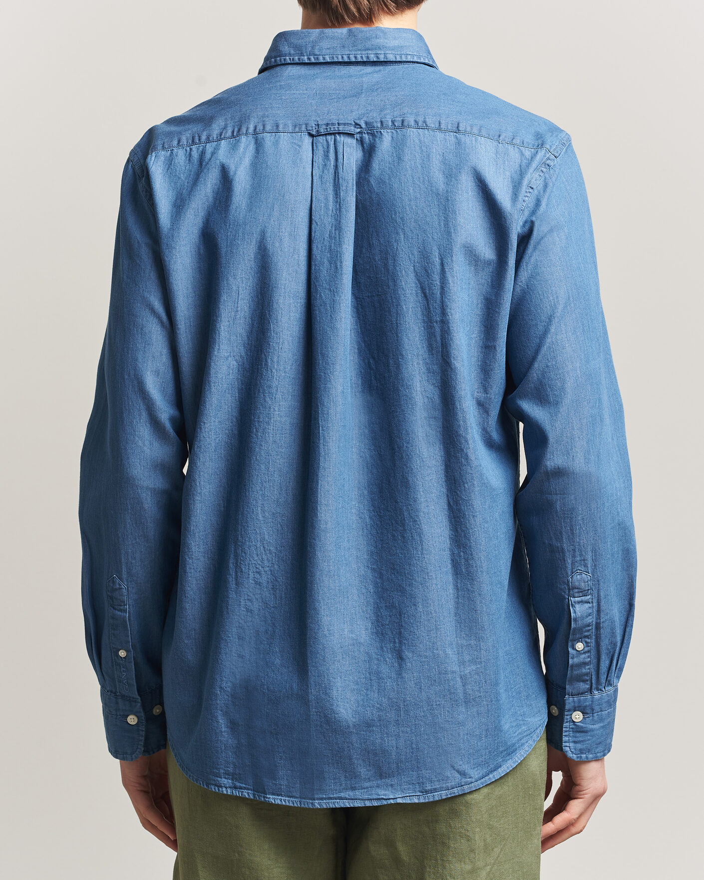 Mies | Kauluspaidat | Gant | Regular Fit Indigo Twill Shirt Semi Light Blue