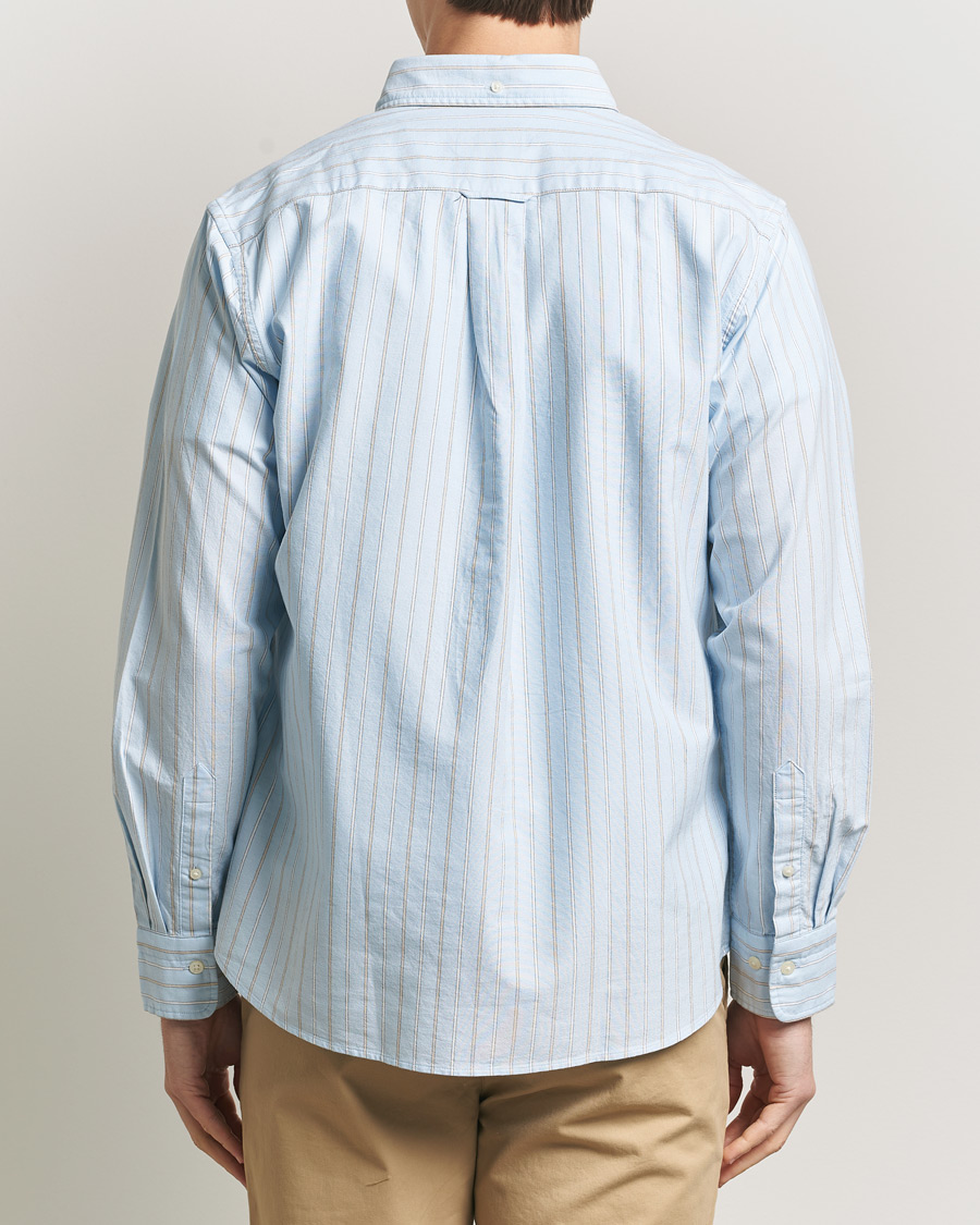 Mies | Kauluspaidat | Gant | Regluar Fit Clsasic Oxford Striped Shirt Sky Blue