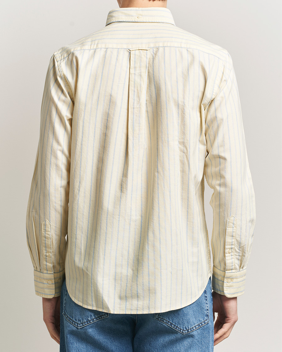 Mies | Kauluspaidat | Gant | Regluar Fit Classic Oxford Striped Shirt Light Mustard Yellow