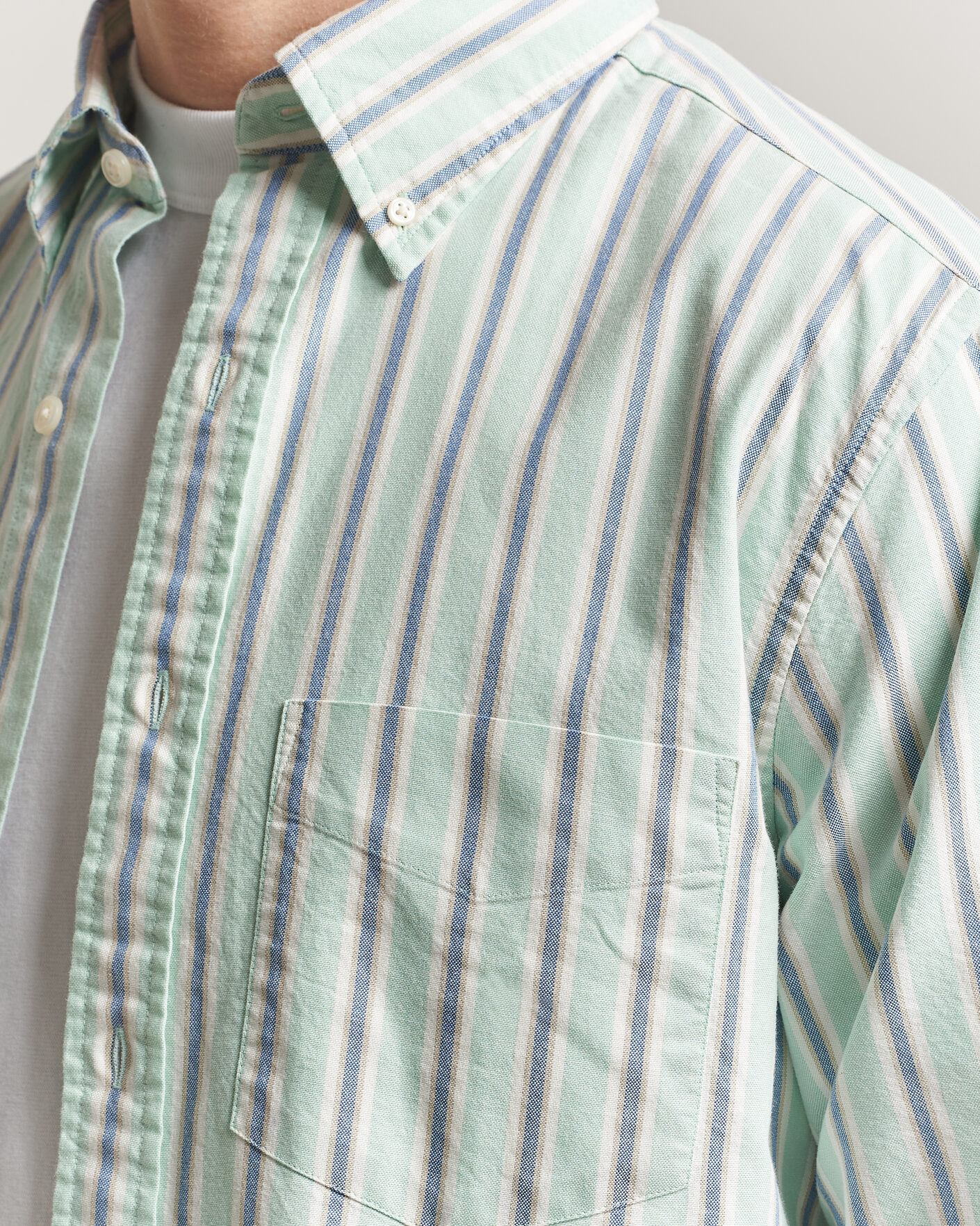 Mies | Kauluspaidat | Gant | Regluar Fit Archive Oxford Shirt Washed Turquoise