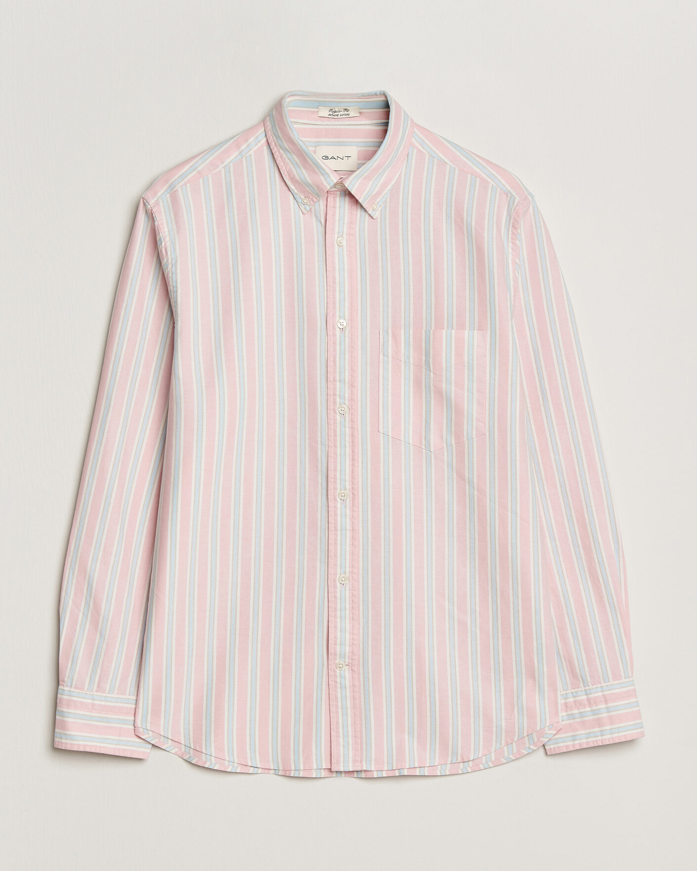 Mies | Kauluspaidat | GANT | Regluar Fit Archive Oxford Shirt Washed Pink