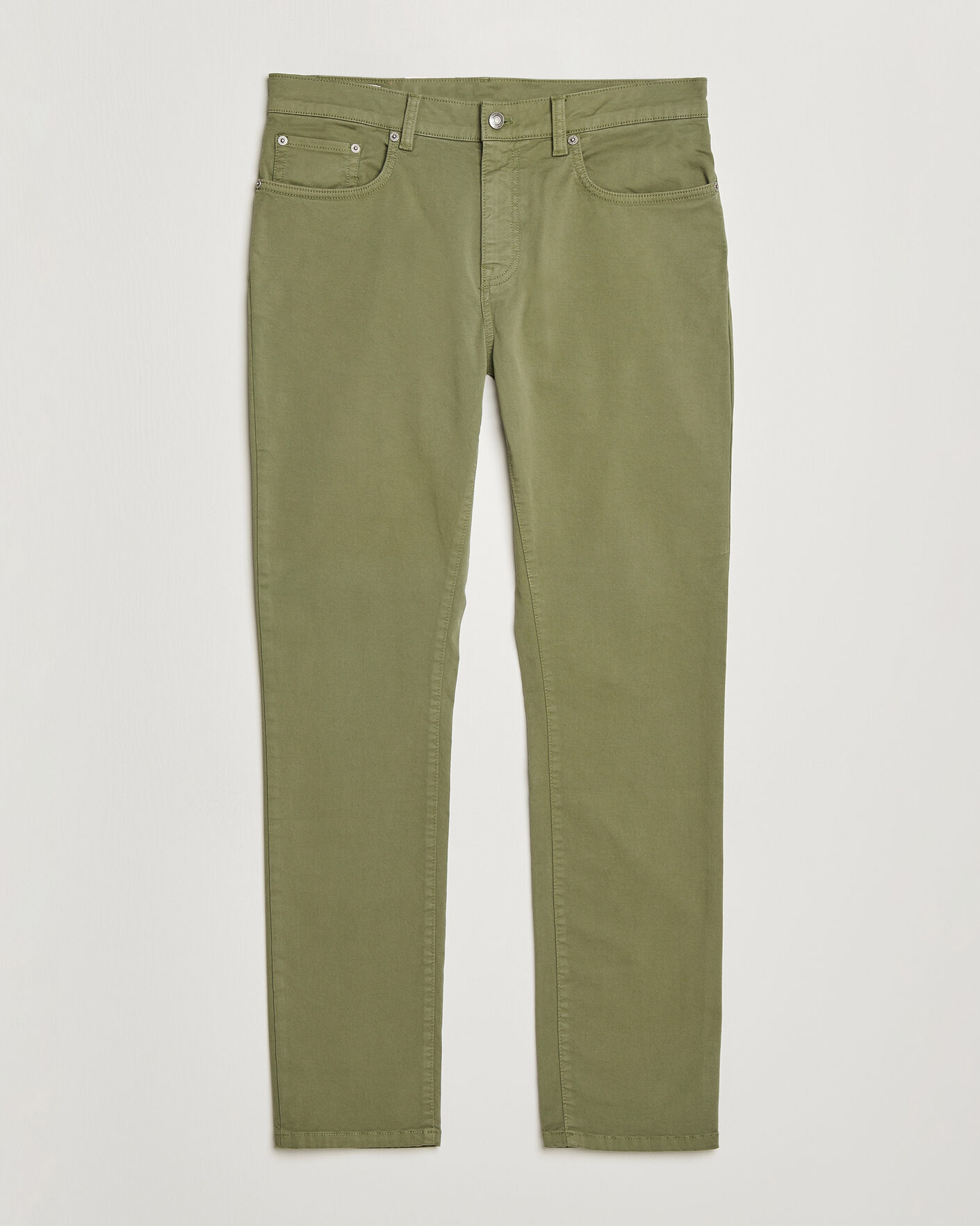 Mies | Housut | GANT | Slim Fit Desert 5-Pocket Pants Dry Herb Green