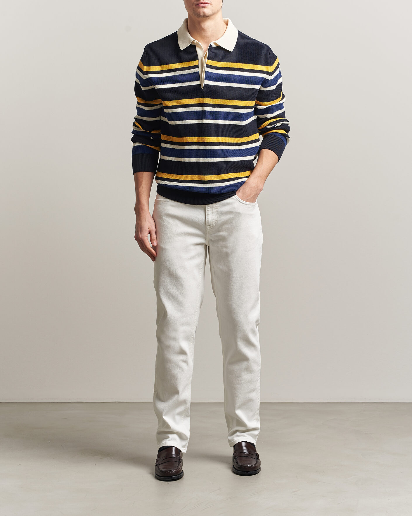Mies | Housut | Gant | Regular Fit Jeans Eggshell