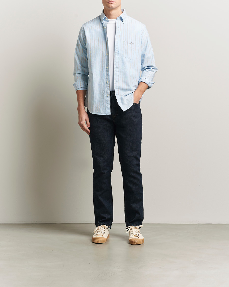 Mies | Farkut | GANT | Regular Fit Jeans Dark Blue