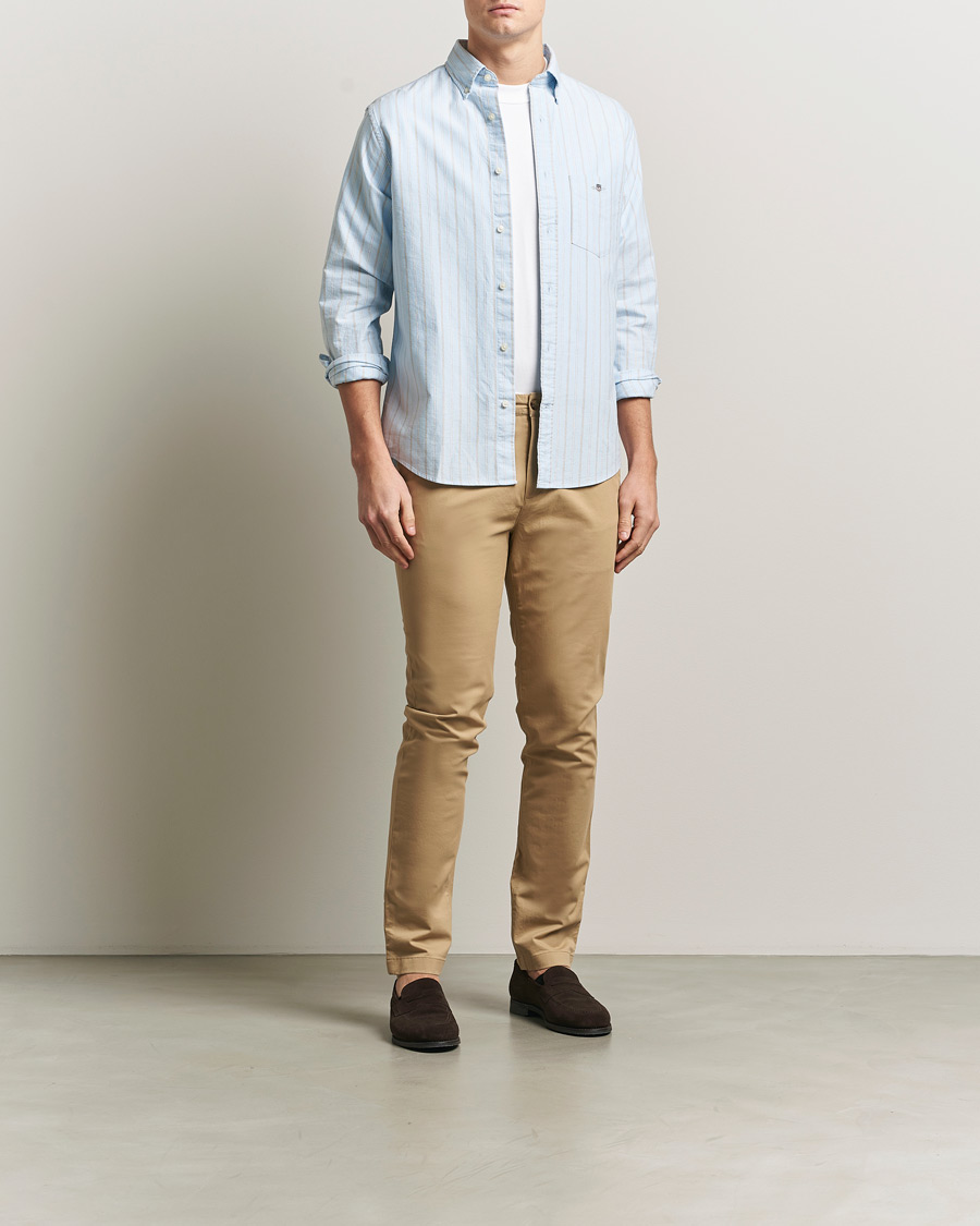Mies | Housut | GANT | Slim Fit Chinos Dark Khaki