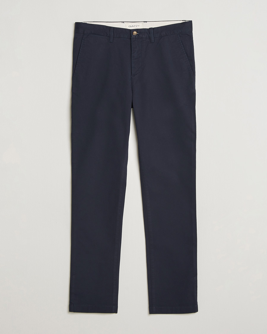 Mies | Housut | Gant | Slim Fit Chinos Evening Blue