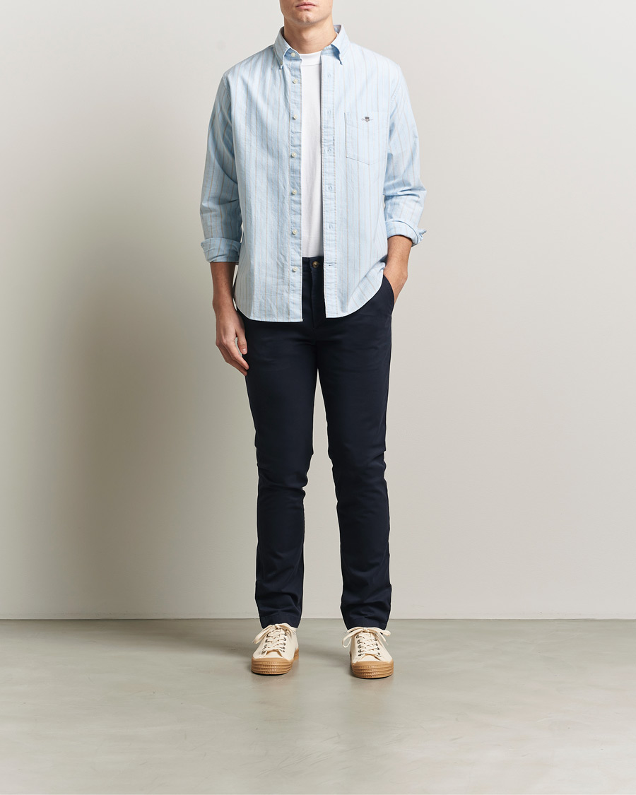Mies | Housut | Gant | Slim Fit Chinos Evening Blue