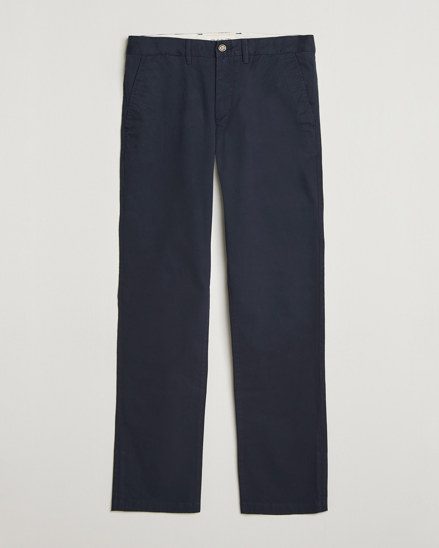 Mies | Housut | Gant | Regular Fit Chinos Evening Blue
