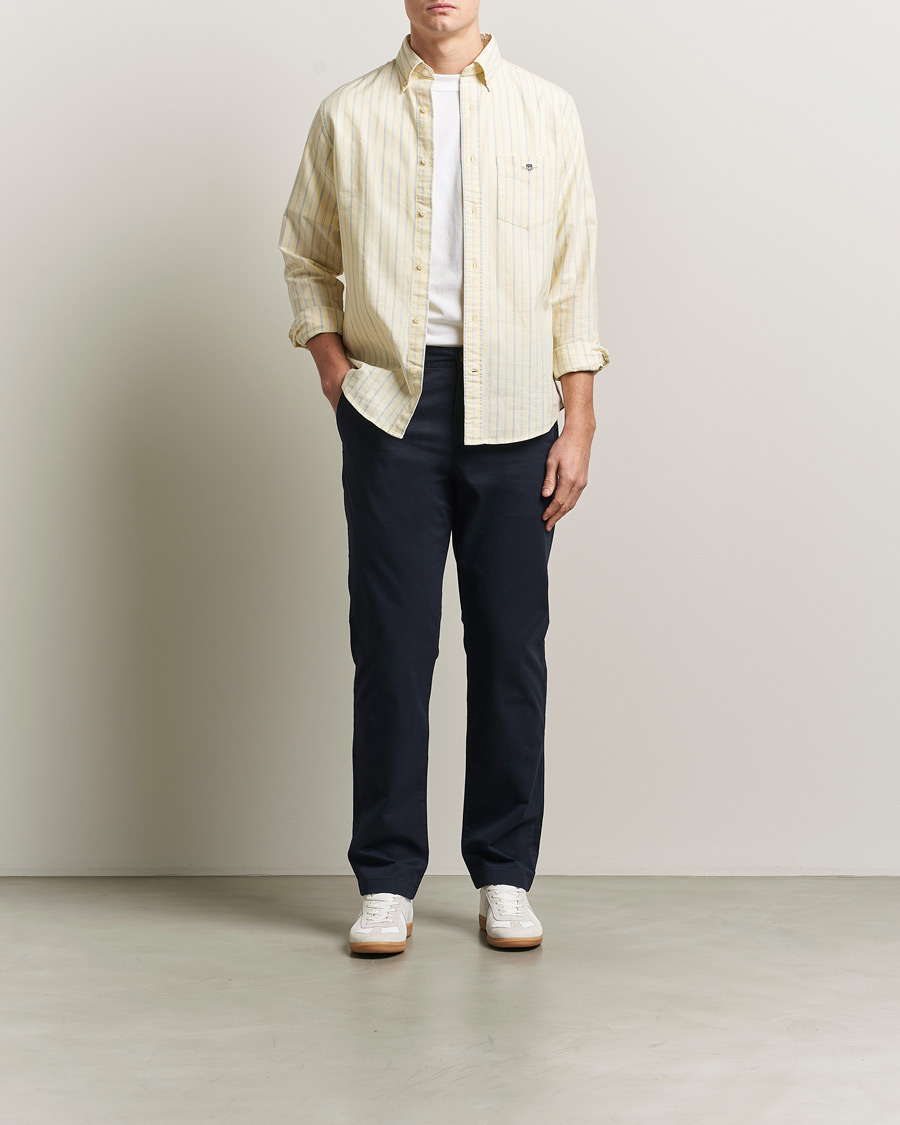 Mies | Housut | GANT | Regular Fit Chinos Evening Blue