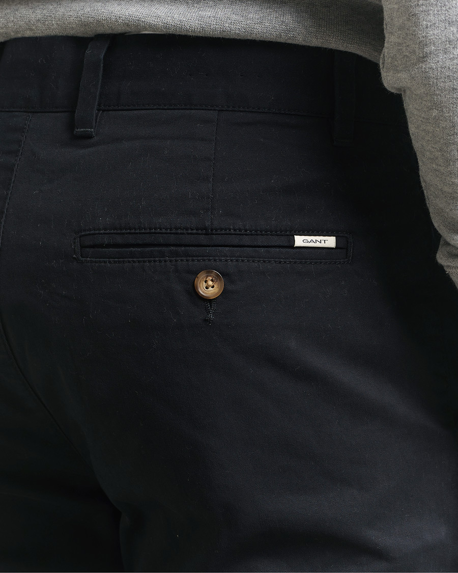 Mies | Housut | Gant | Regular Fit Chinos Black