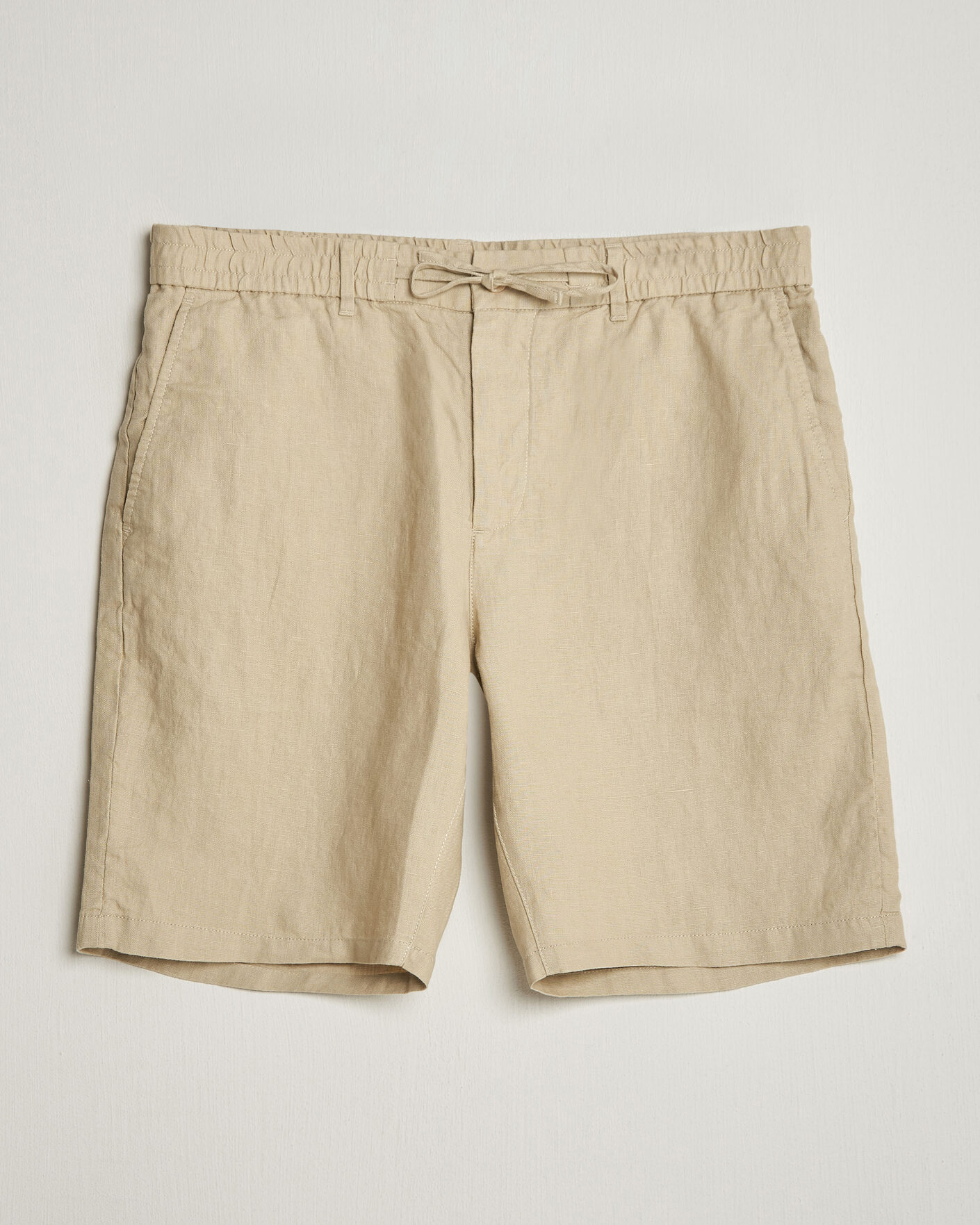 Mies | Shortsit | Gant | Regular Fit Linen Drawstring Shorts Oat Beige