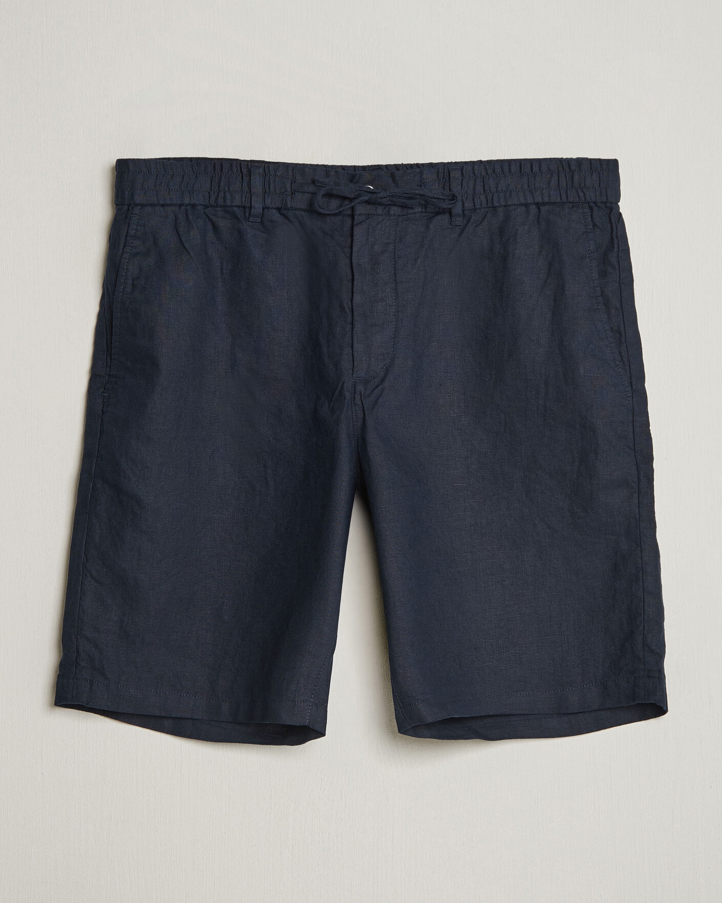 Mies | Shortsit | GANT | Regular Fit Linen Drawstring Shorts Evening Blue