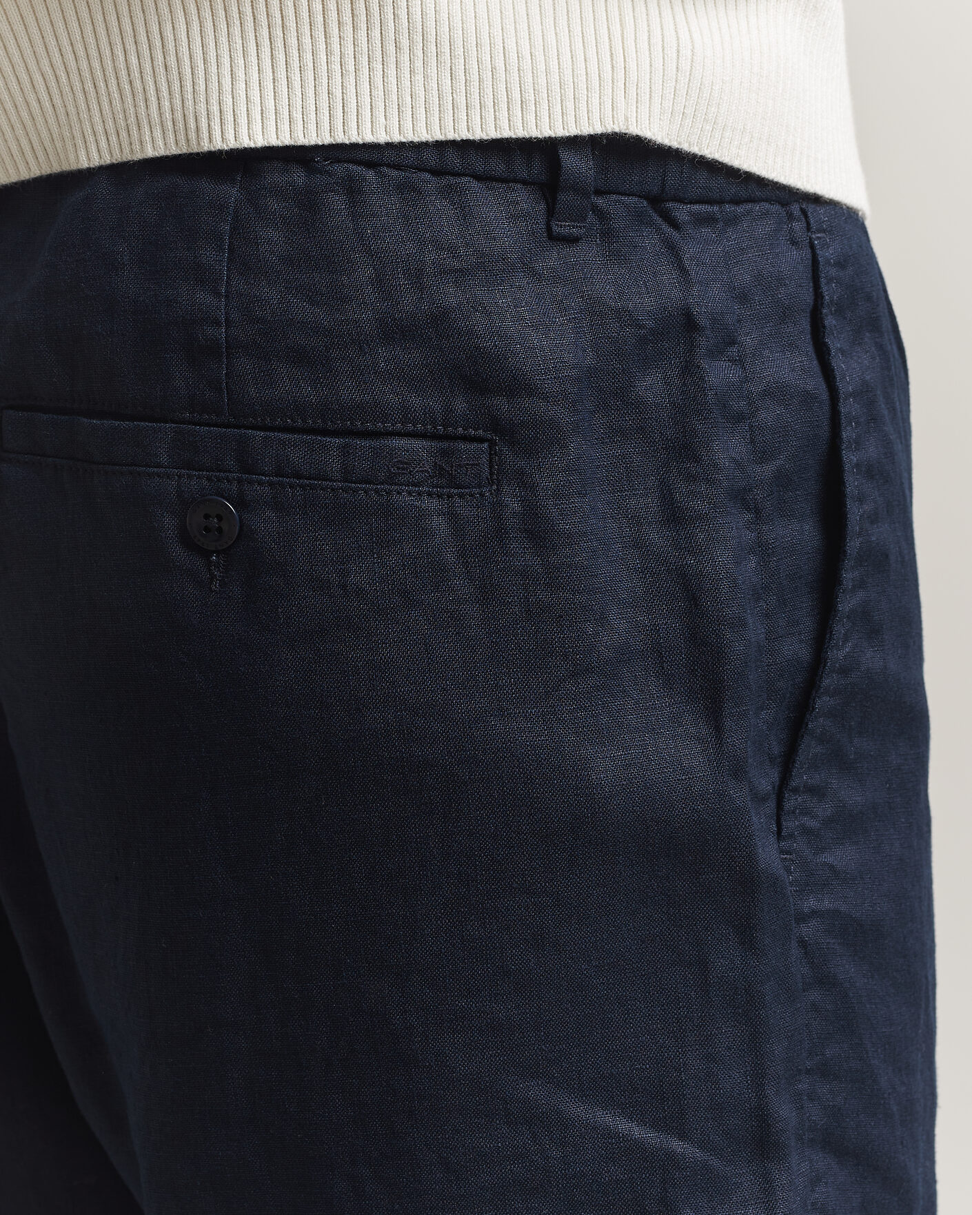 Mies | Shortsit | Gant | Regular Fit Linen Drawstring Shorts Evening Blue