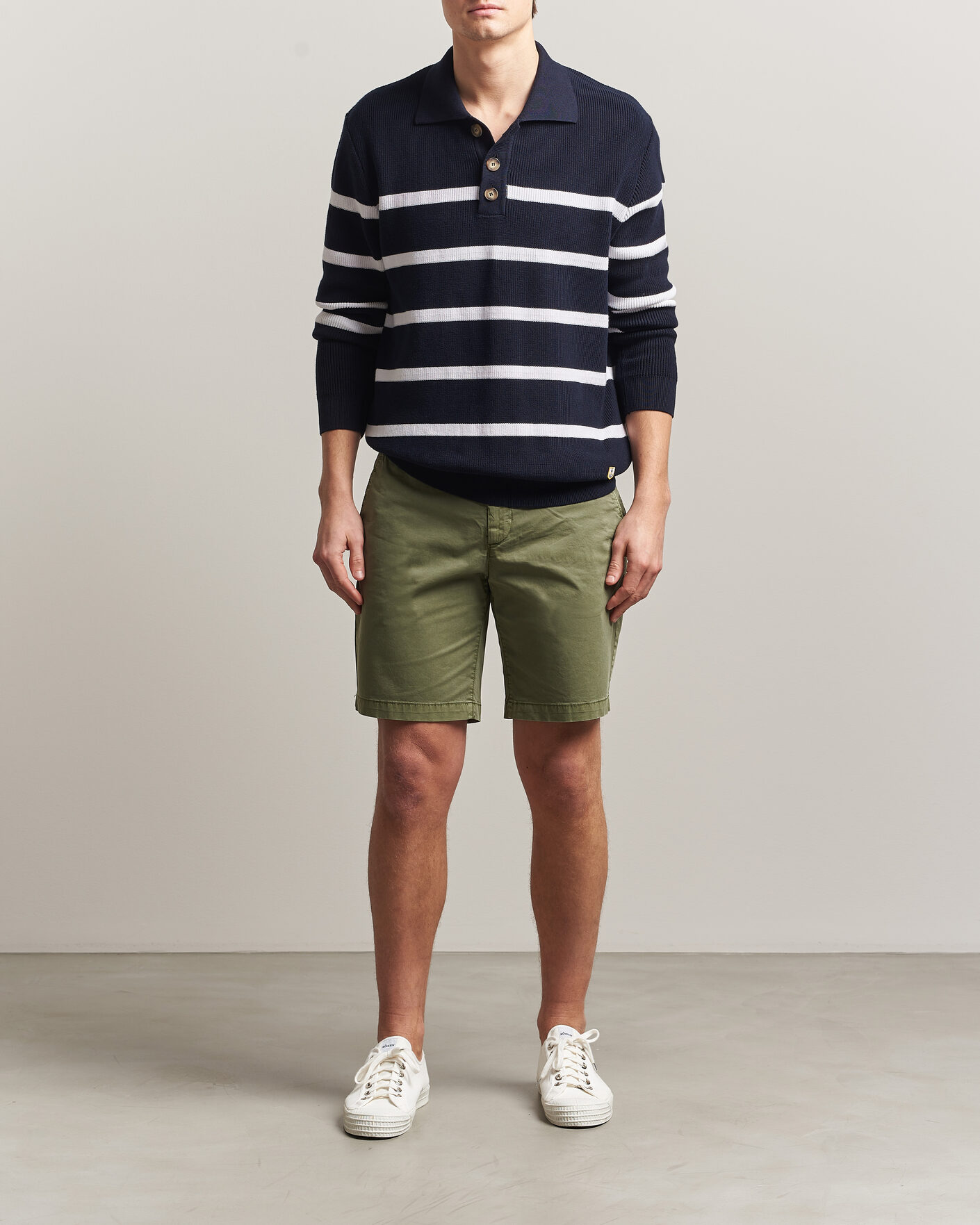 Mies | Shortsit | Gant | Regular Sunfaded Shorts Dry Herb Green