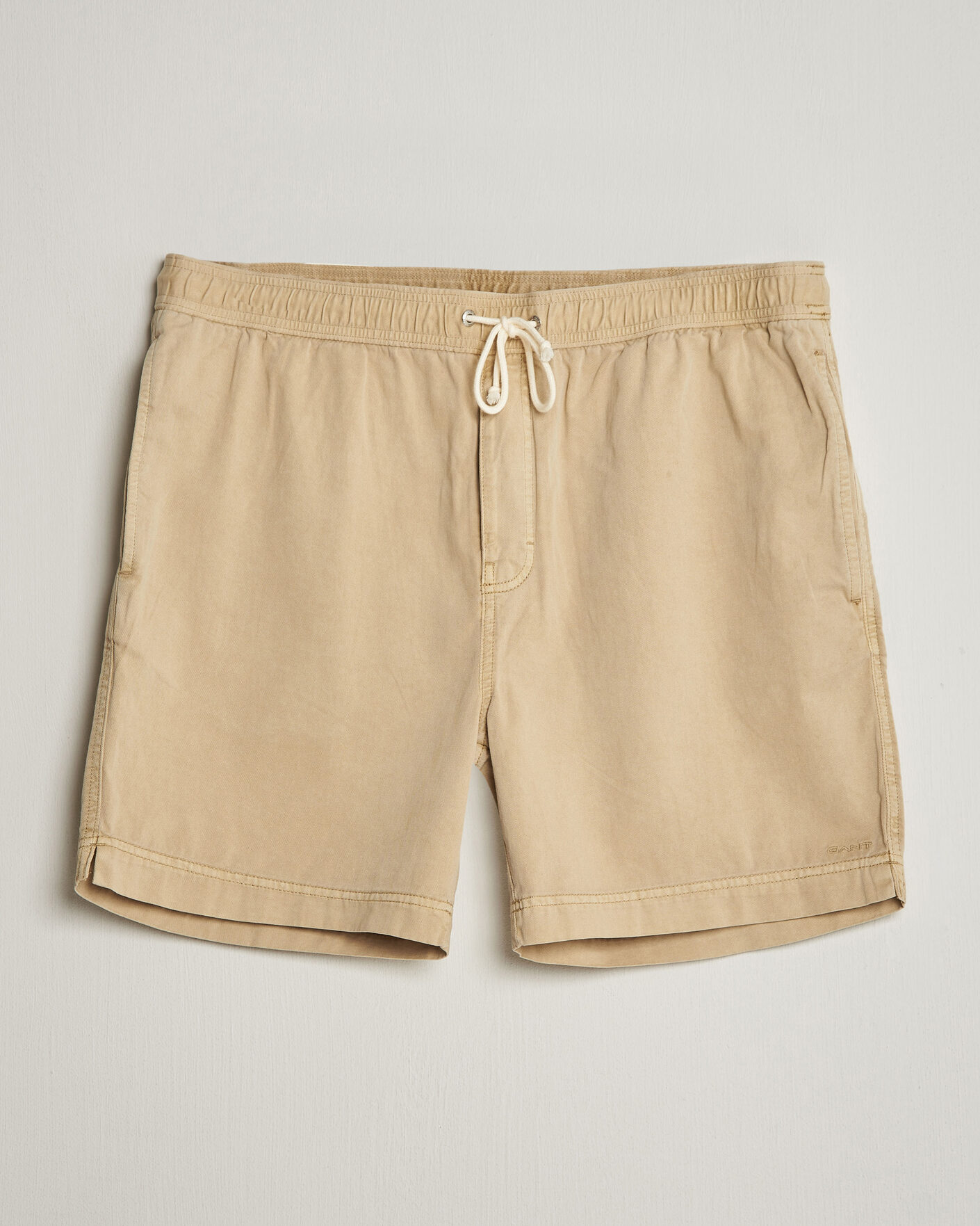 Mies | Shortsit | Gant | Regular Fit Sunfaded Drawstring Oat Beige