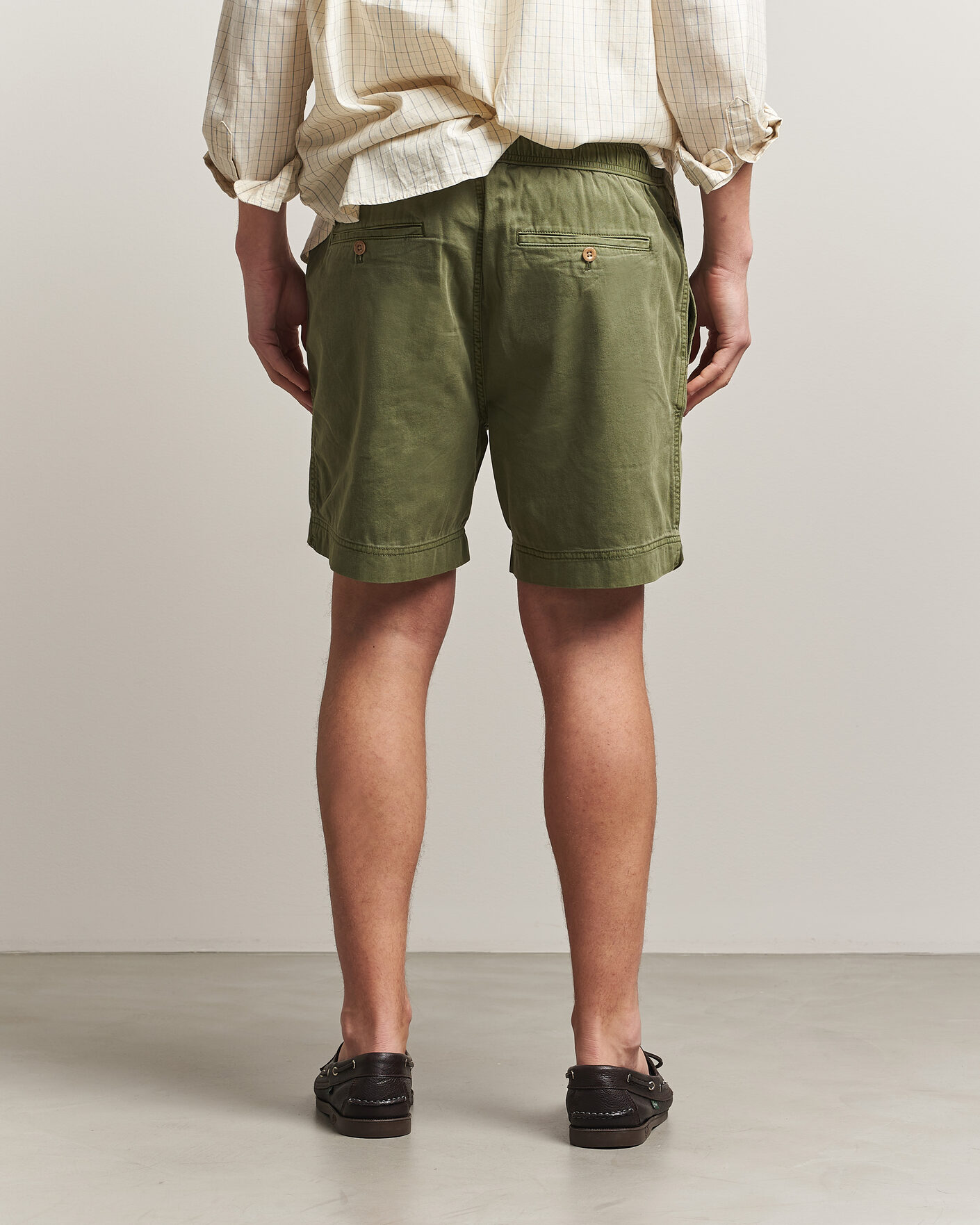 Mies | Shortsit | Gant | Regular Fit Sunfaded Drawstring Dry Herb Green