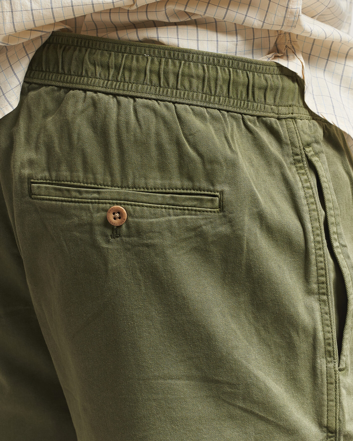 Mies | Shortsit | Gant | Regular Fit Sunfaded Drawstring Dry Herb Green