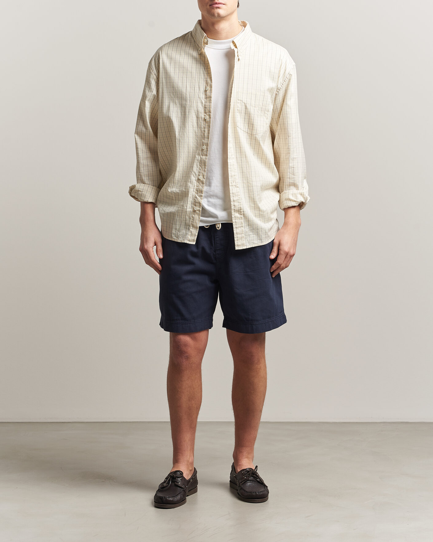 Mies | Shortsit | GANT | Regular Fit Sunfaded Drawstring Evening Blue