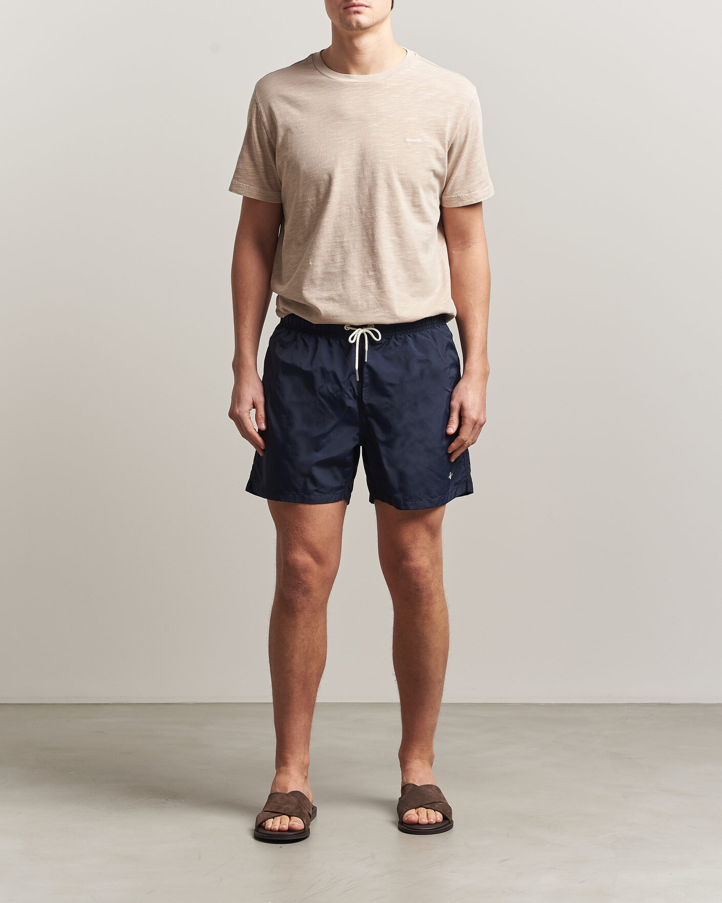 Mies | Uimahousut | Gant | Basic Swimshorts Marine