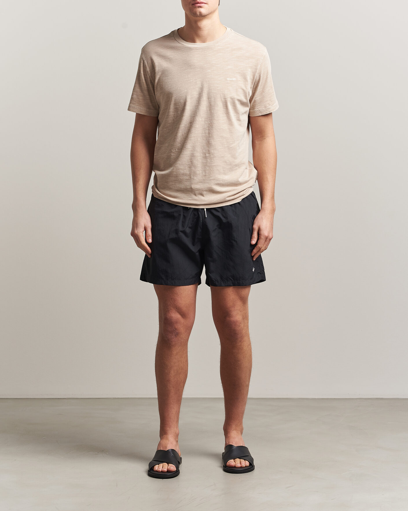 Mies | Uimahousut | Gant | Basic Swimshorts Black