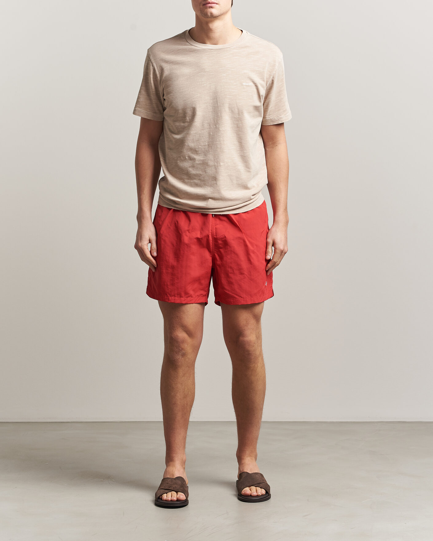 Mies | Uimahousut | Gant | Basic Swimshorts Rose Red