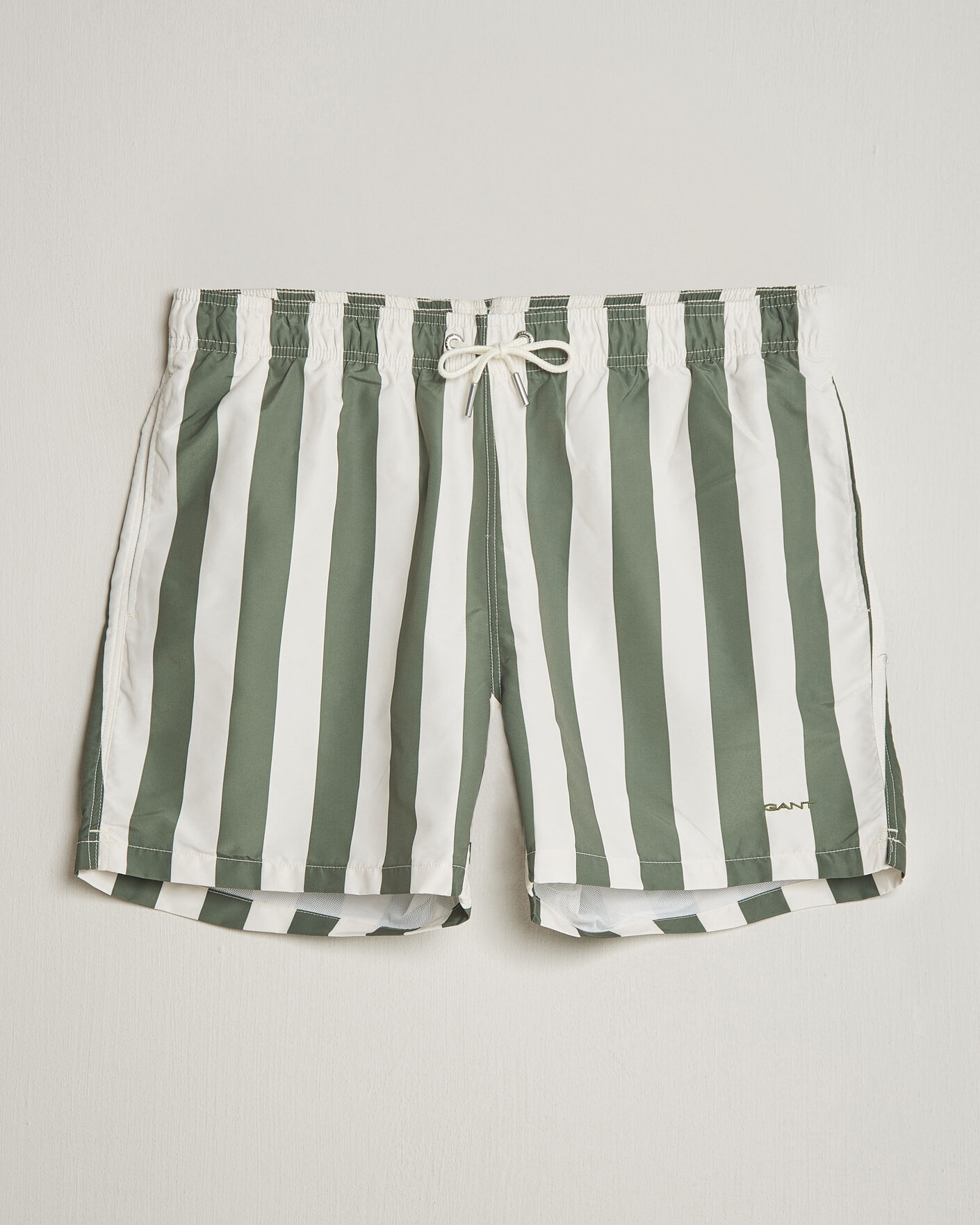 Mies | Uimahousut | Gant | Blockstriped Swimshorts Dry Herb Green