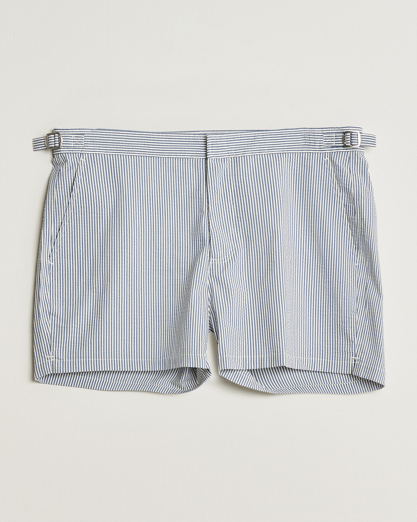 Mies | Uimahousut | GANT | Fitted Seersucker Swimshorts Vintage Blue