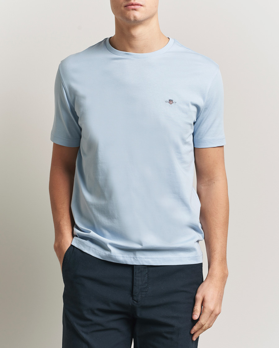 Mies | T-paidat | Gant | The Original T-Shirt Fresh Blue