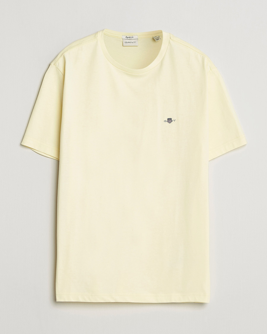 Mies | T-paidat | Gant | The Original T-Shirt Vanilla Yellow