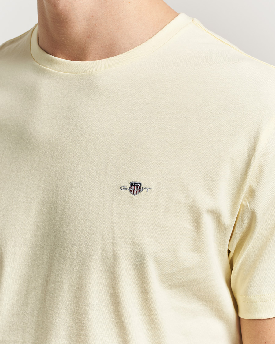 Mies | T-paidat | Gant | The Original T-Shirt Vanilla Yellow