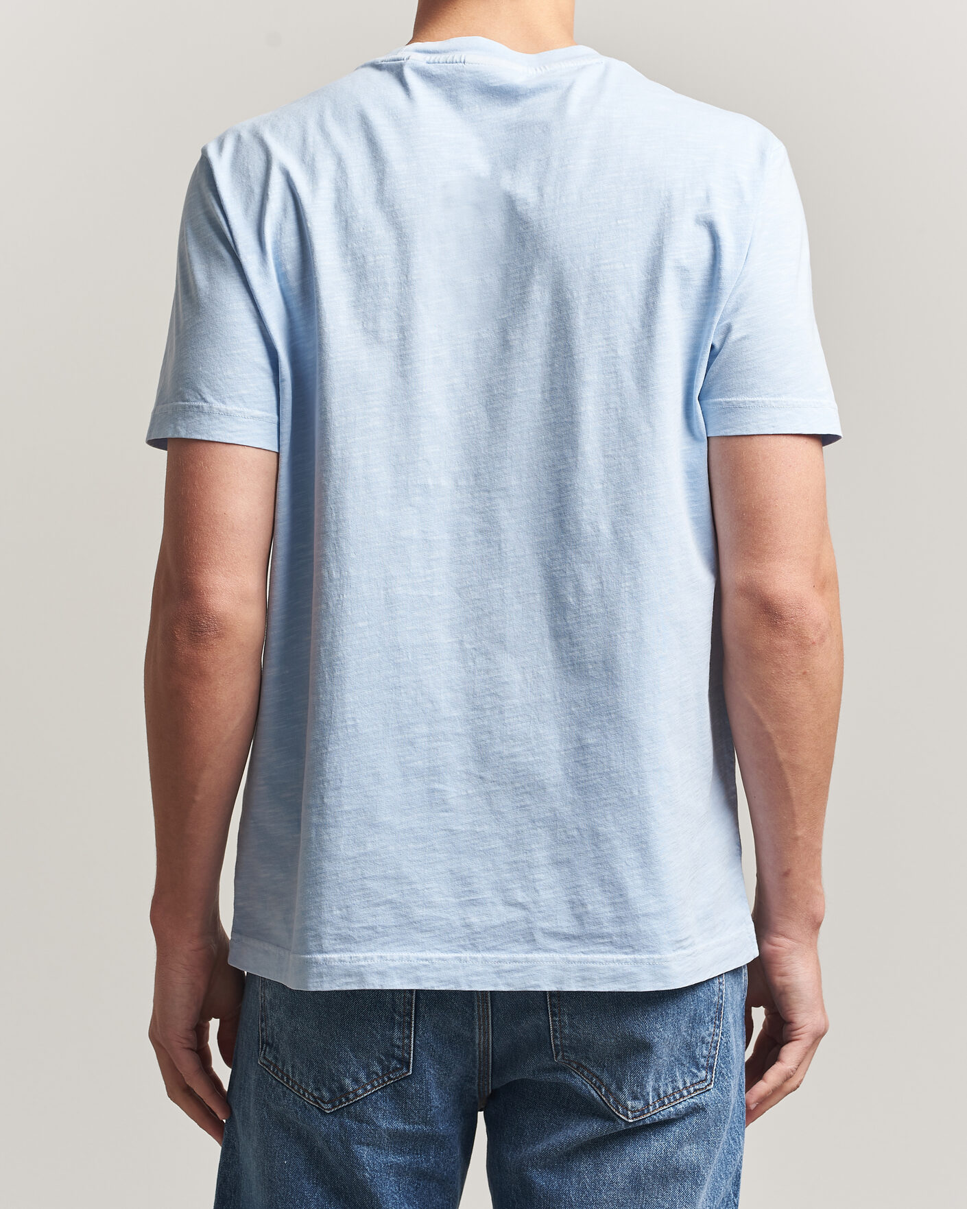 Mies | T-paidat | Gant | Washed Slub T-Shirt Fresh Blue