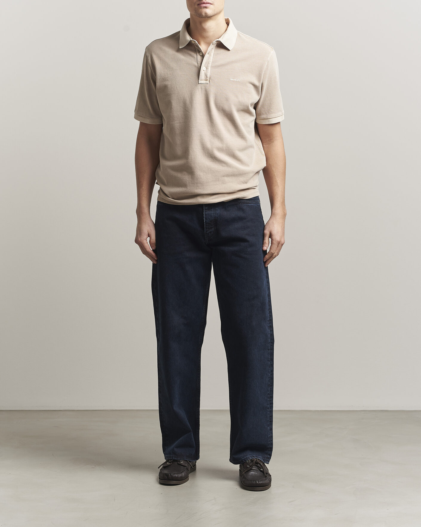 Mies | Pikeet | Gant | Sunfaded Polo Oat Beige