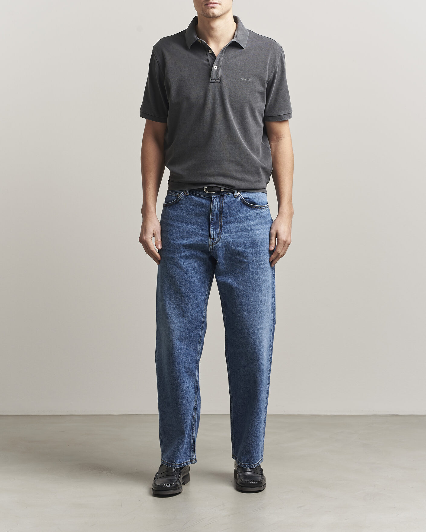 Mies | Pikeet | GANT | Sunfaded Polo Black