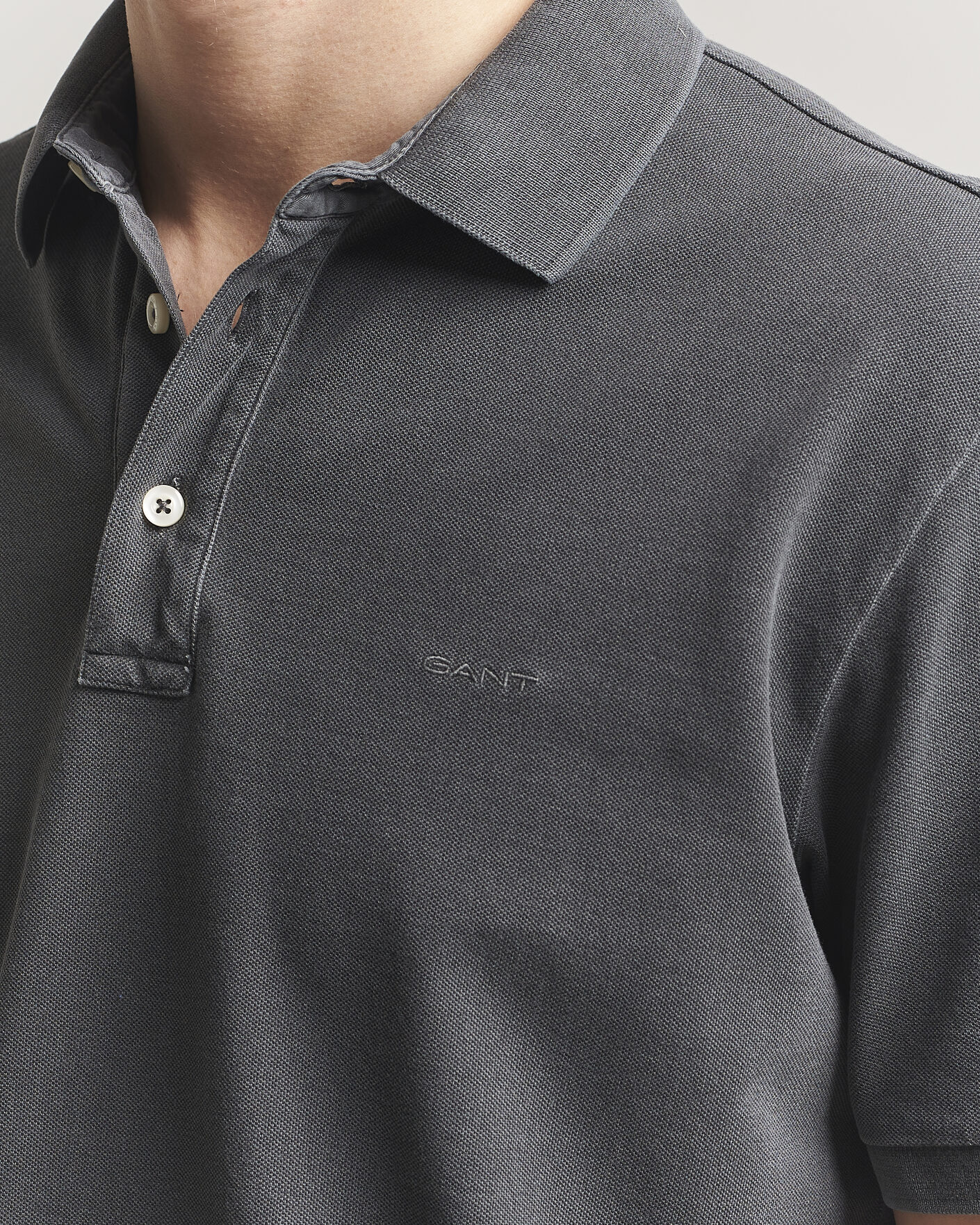 Mies | Pikeet | GANT | Sunfaded Polo Black