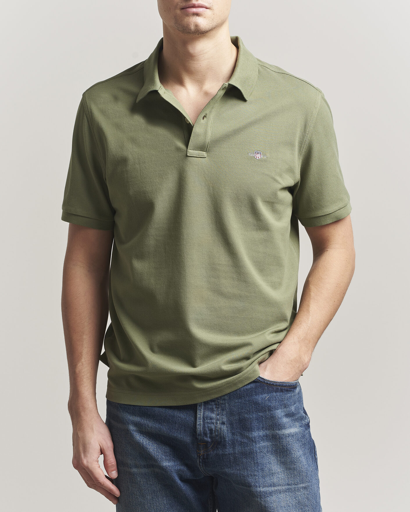 Mies | Pikeet | Gant | The Original Polo Dry Herb Green