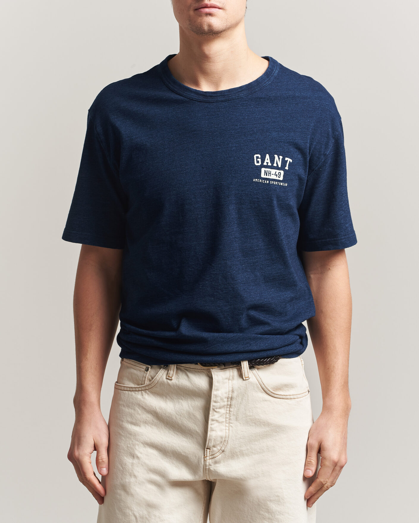 Mies | T-paidat | GANT | Indigo Graphic T-Shirt Dark Blue