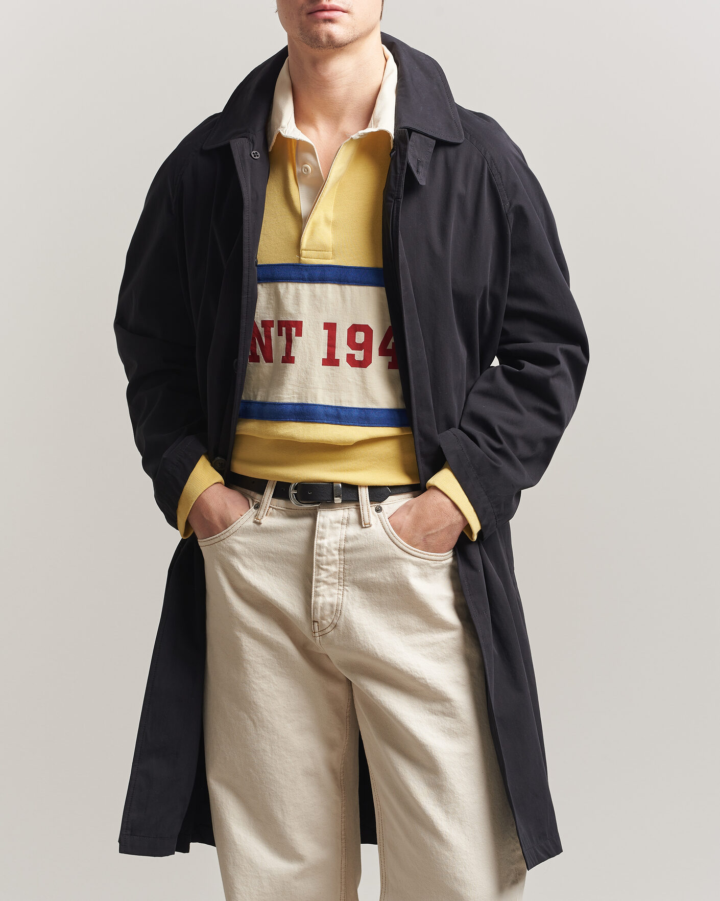 Mies | Takit | Gant | Cotton Coat Black