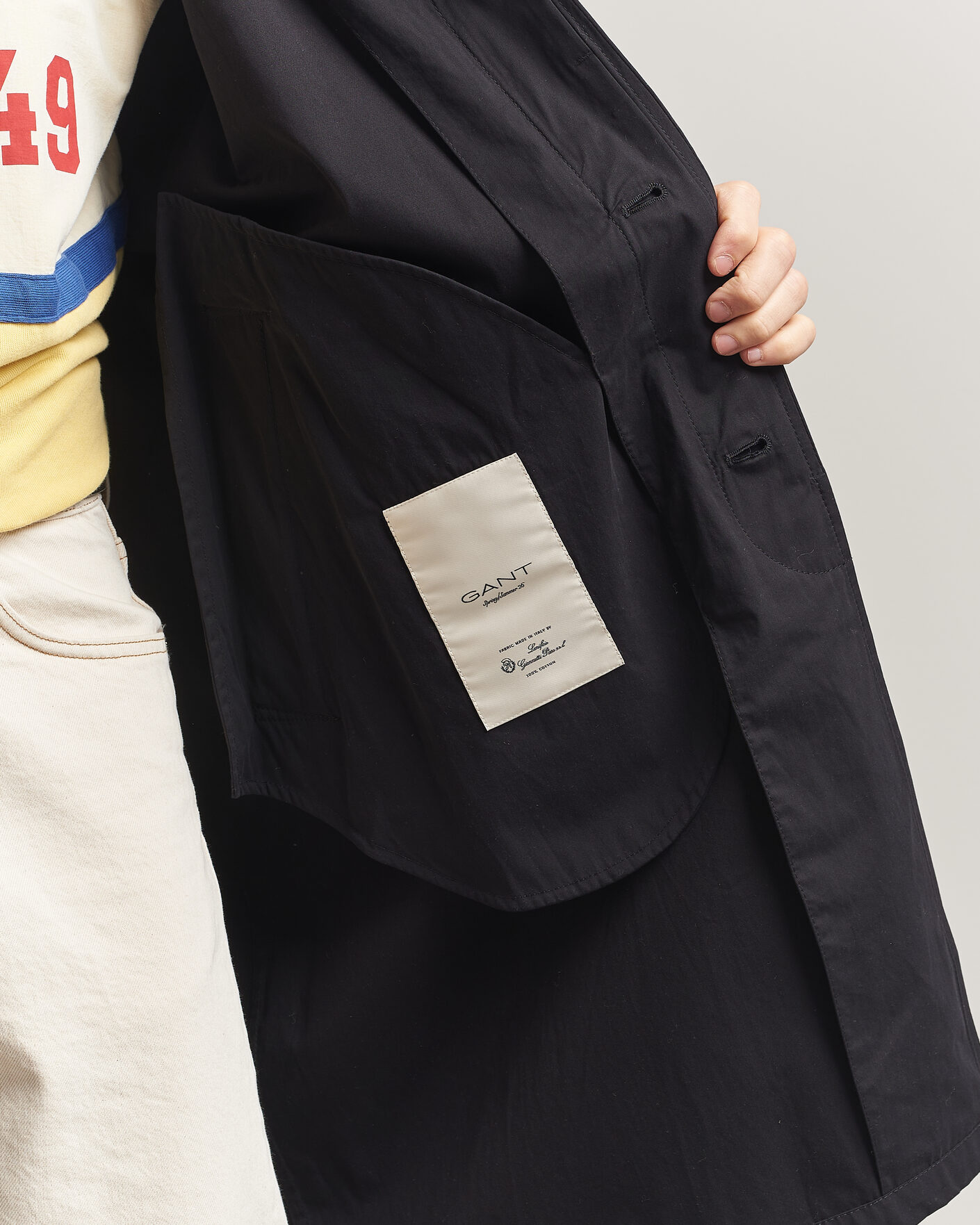 Mies | Takit | Gant | Cotton Coat Black