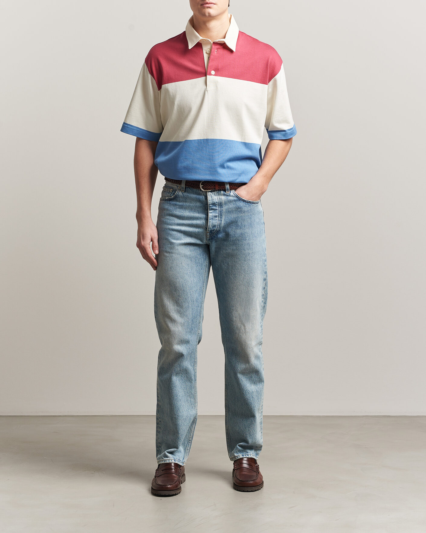Mies | Pikeet | GANT | Striped Short Sleeve Rugger Multi