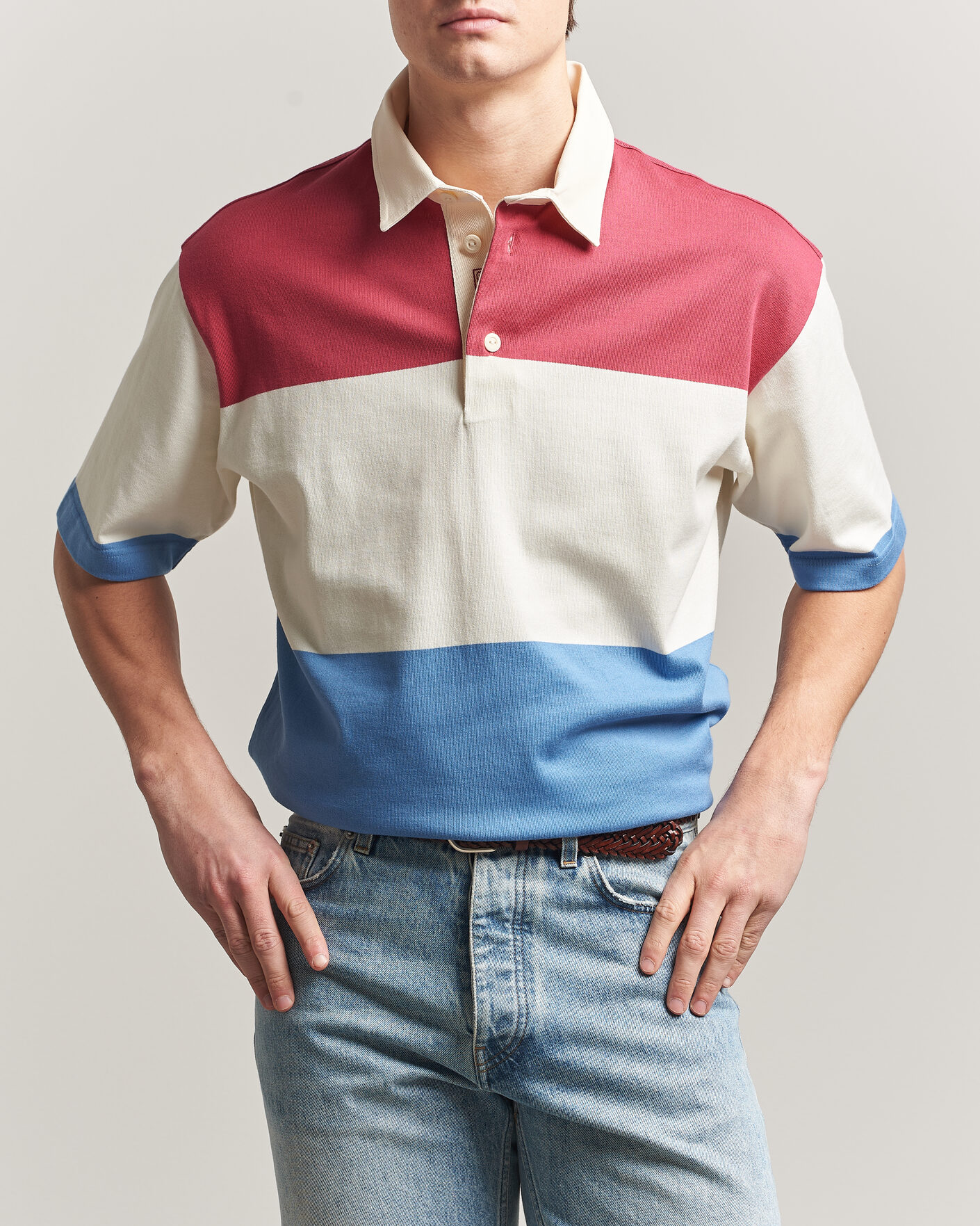 Mies | Pikeet | Gant | Striped Short Sleeve Rugger Multi