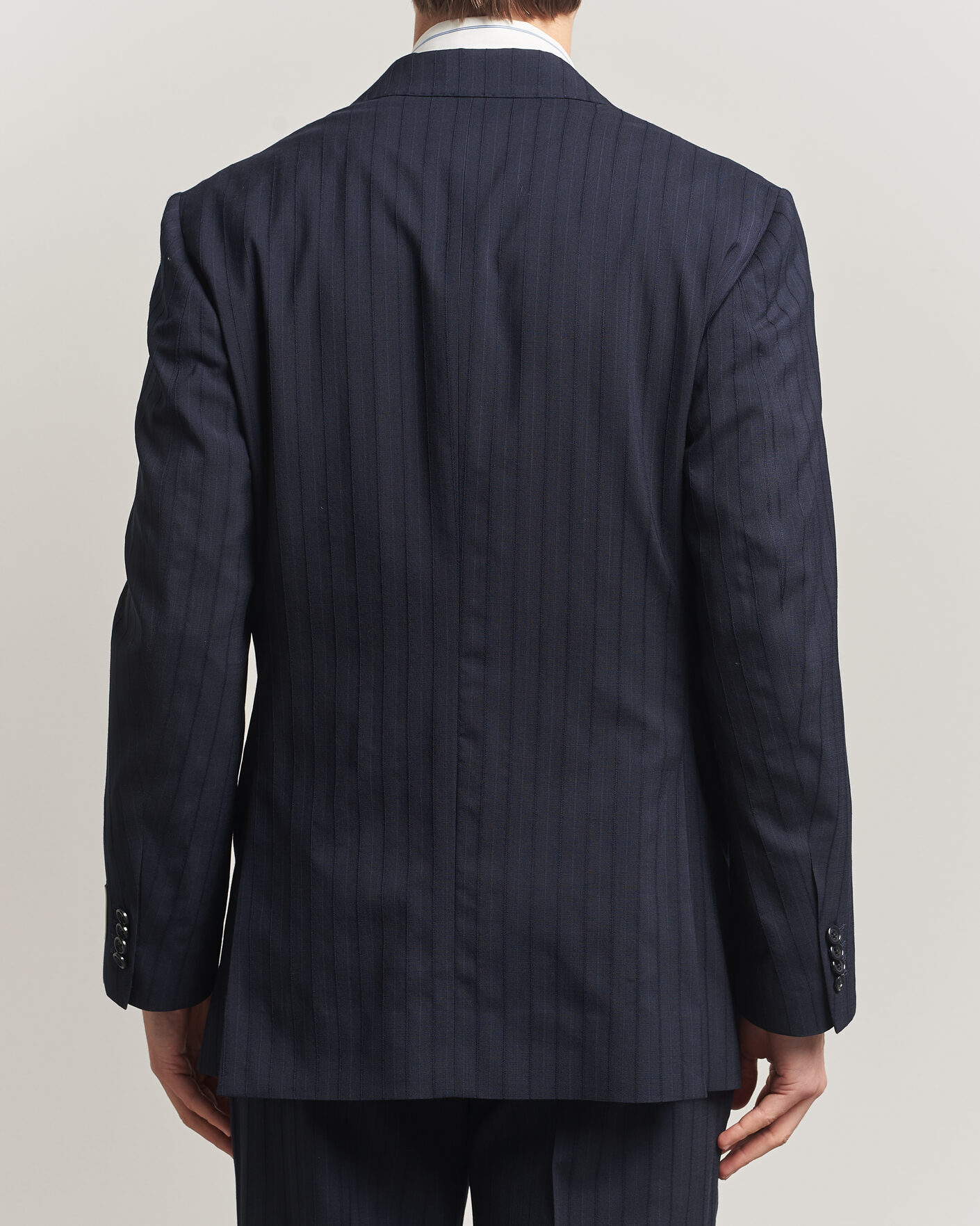 Mies | Pikkutakit | Gant | Tonal Pinstriped Suit Blazer Evening Blue
