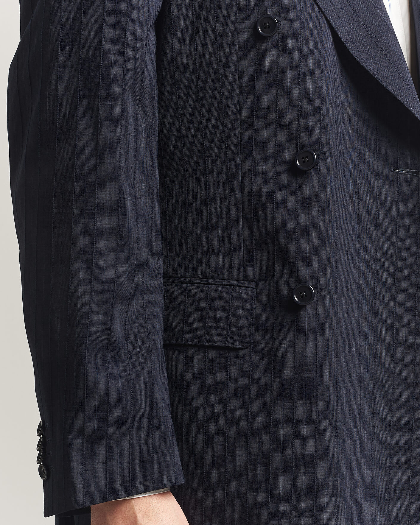 Mies | Pikkutakit | Gant | Tonal Pinstriped Suit Blazer Evening Blue