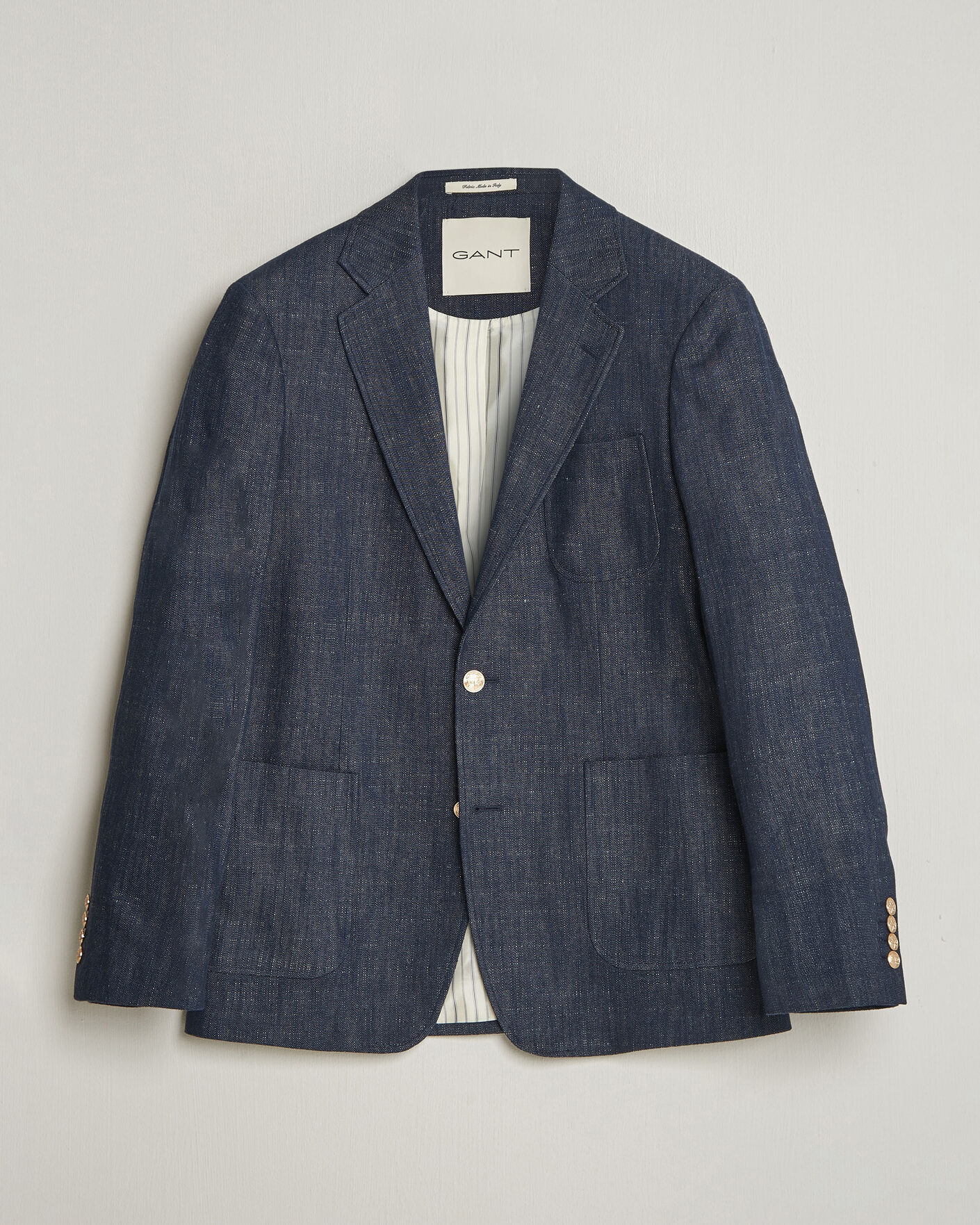Mies | Pikkutakit | GANT | Cotton Indigo Club Blazer Dark Blue Raw