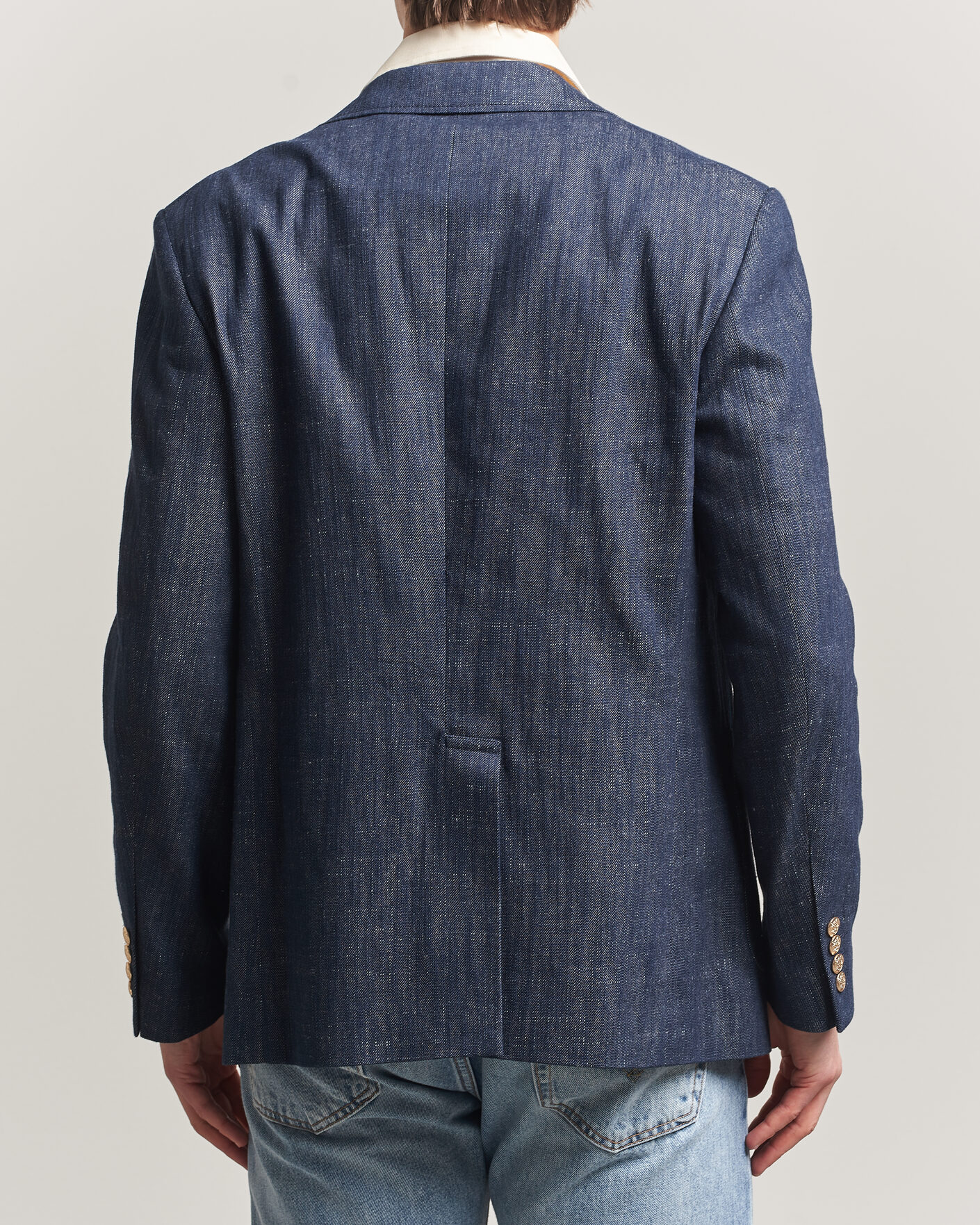 Mies | Pikkutakit | GANT | Cotton Indigo Club Blazer Dark Blue Raw
