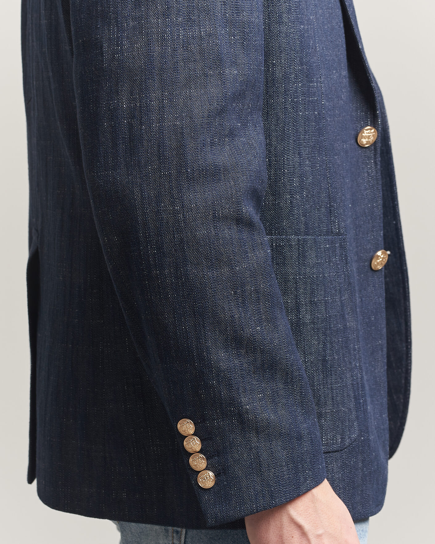 Mies | Pikkutakit | Gant | Cotton Indigo Club Blazer Dark Blue Raw