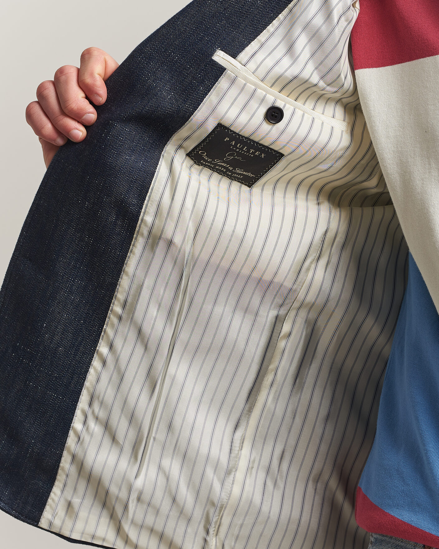 Mies | Pikkutakit | GANT | Cotton Indigo Club Blazer Dark Blue Raw