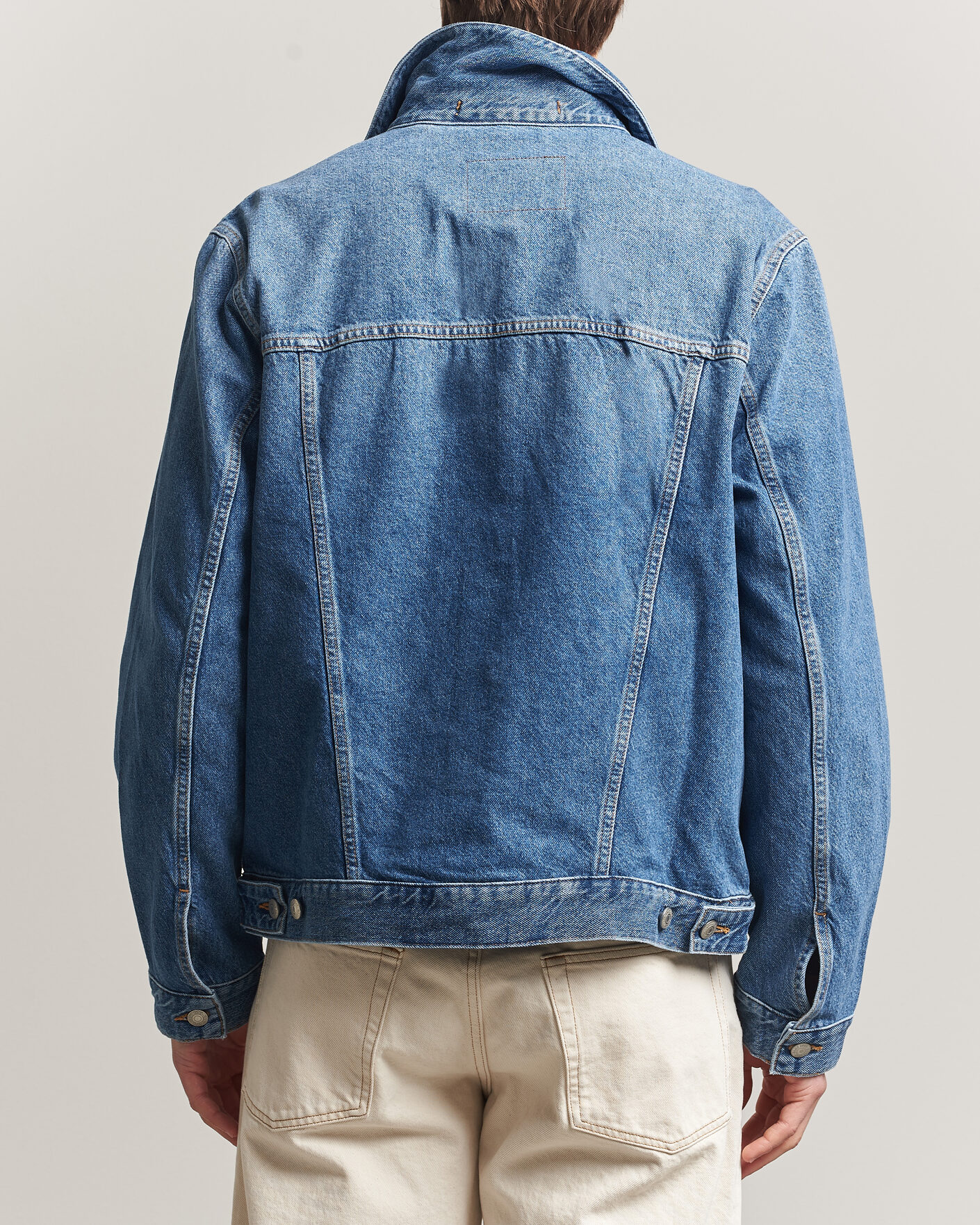 Mies | Takit | GANT | Denim Trucker Jacket Mid Blue