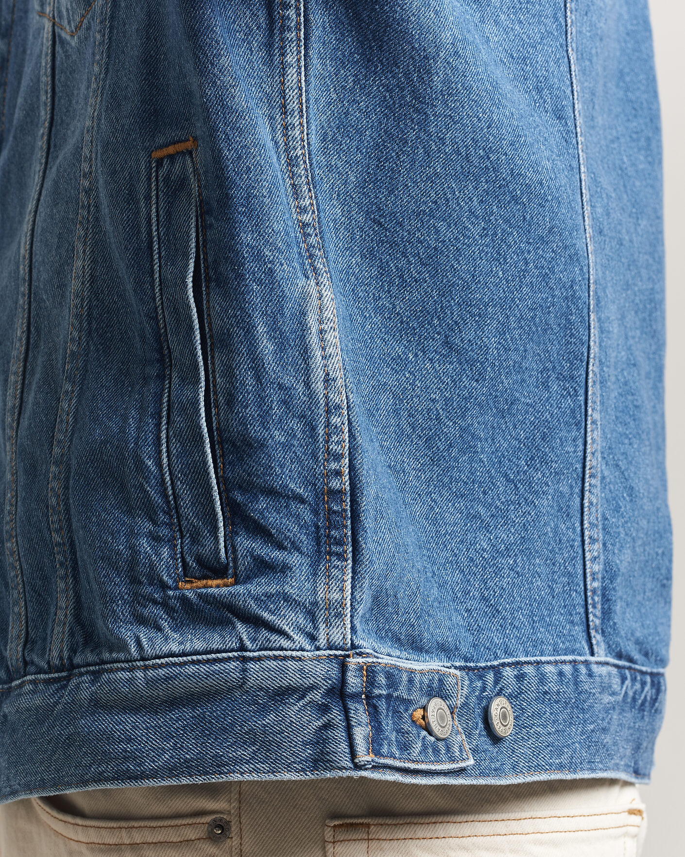 Mies | Takit | Gant | Denim Trucker Jacket Mid Blue