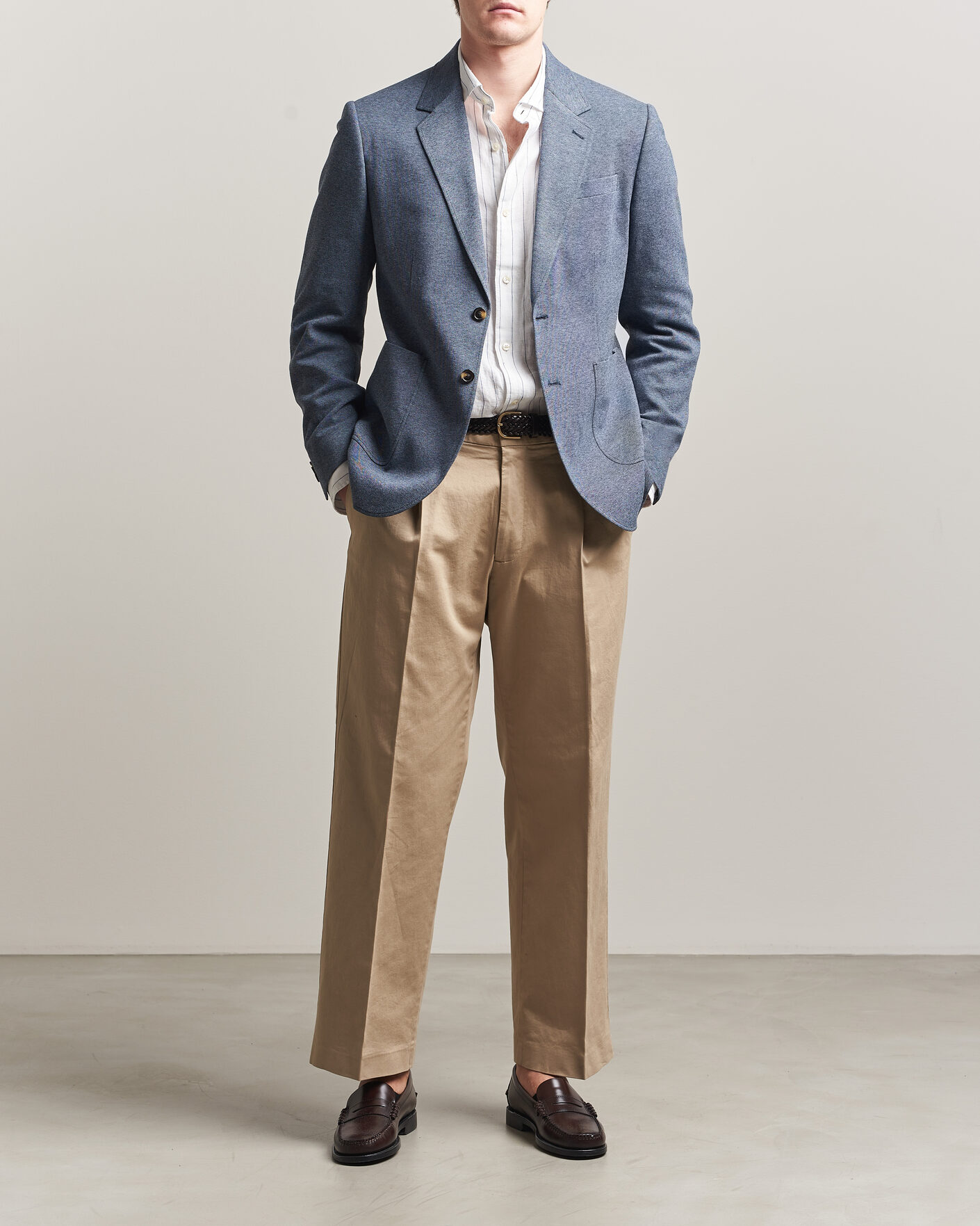 Mies | Pikkutakit | Gant | Two Tone Jersey Pique Blazer Salty Sea