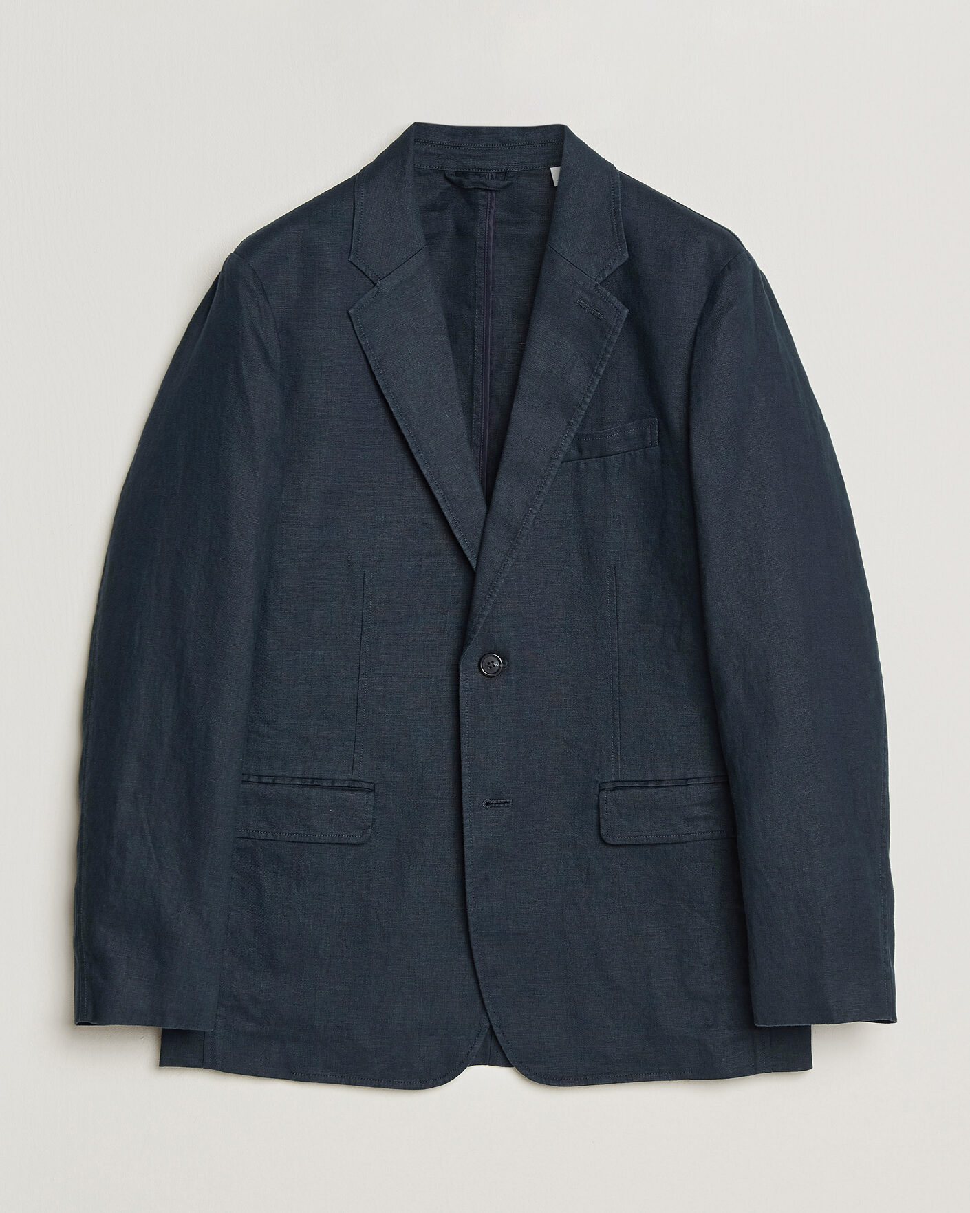 Mies | Pikkutakit | GANT | Garment Dyed Linen Blazer Evening Blue